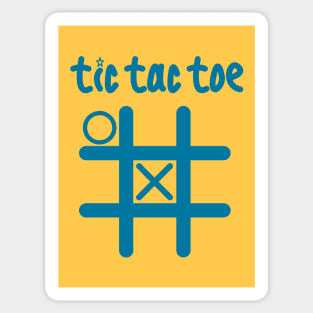 Tic tac toe Sticker